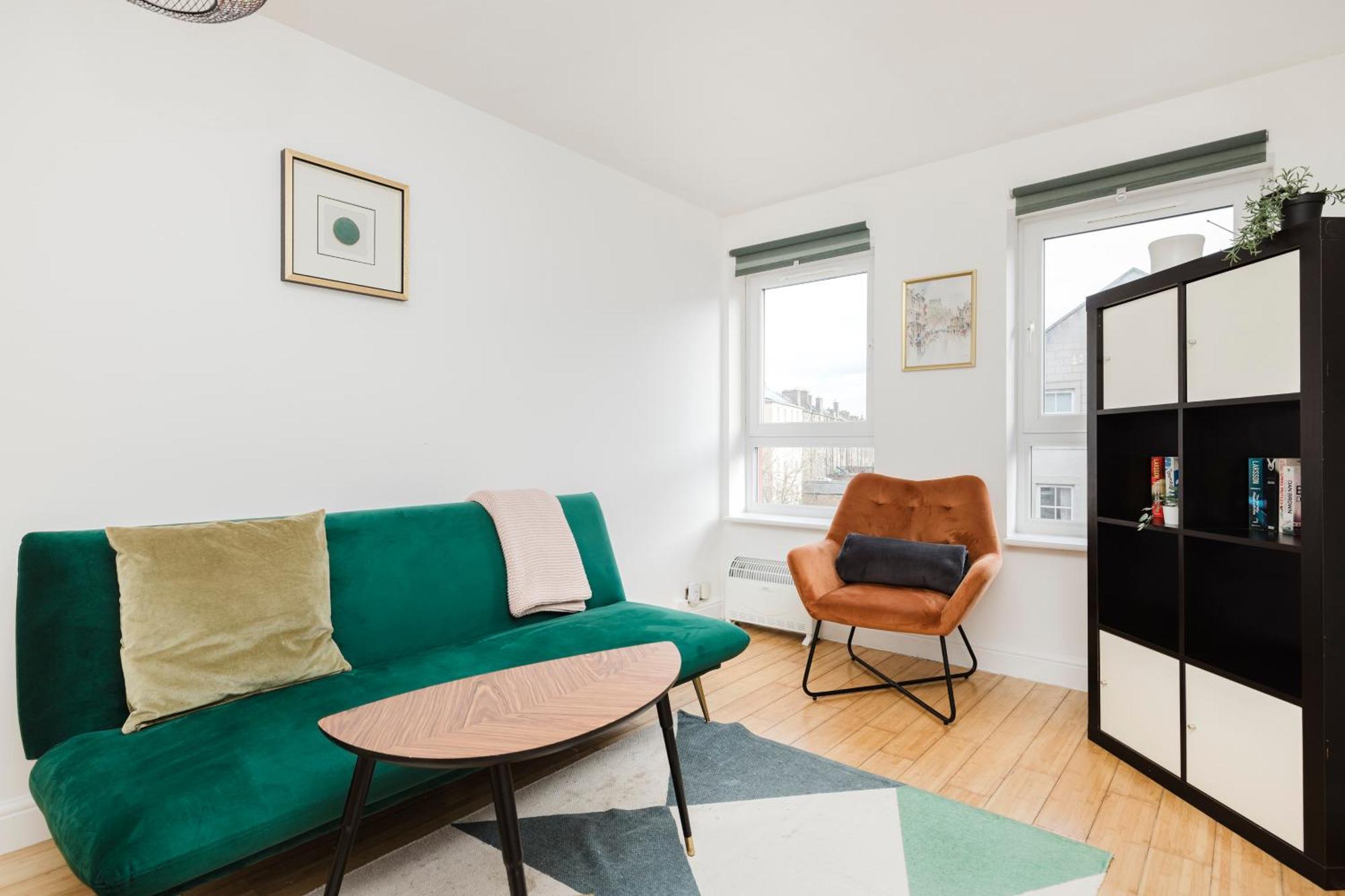 Апартаменты Joivy Welcoming Flat Near Park Эдинбург Экстерьер фото